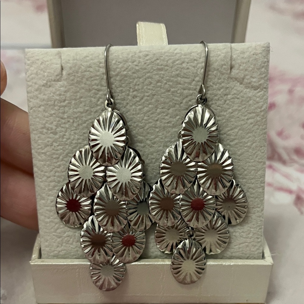 Chic Silver earrings - Picture 5 of 6